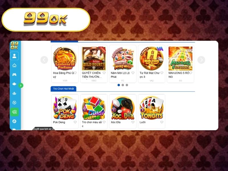 99OK - Nhà cái uy tín nhất hiện nay