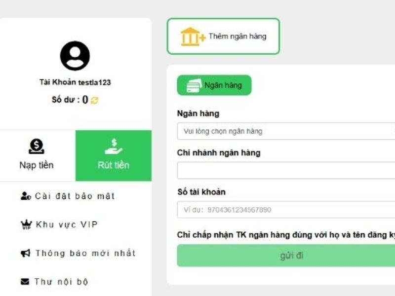 Quy Trình Rút Tiền 99OK Khép Kín An Toàn Thông Tin Bảo Mật